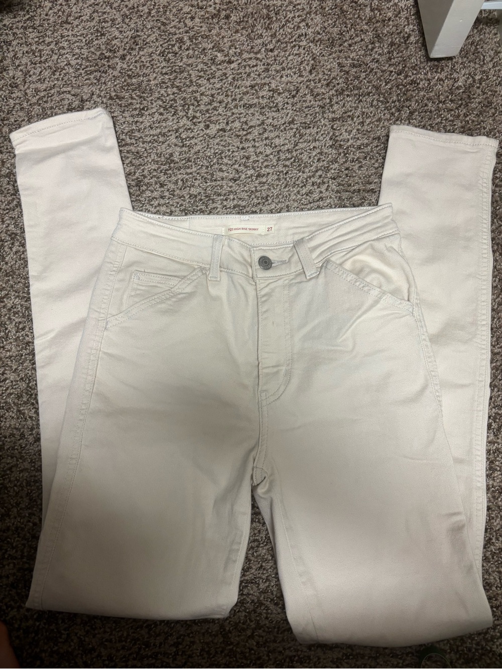 Levi's High-Rise Skinny Jeans, Size 27